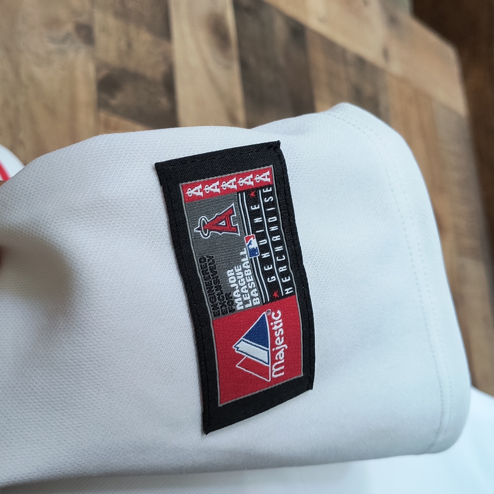 Majestic MLB Los Angeles Angels Jersey Weaver # 36 Sz Small Men's - Picture 5 of 14